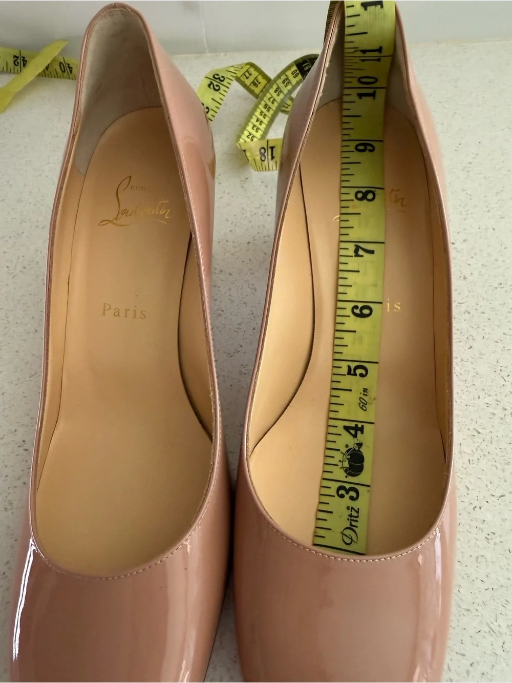 CHRISTIAN LOUBOUTIN Cadrilla Patent leather Block-Heel 70mm Pumps